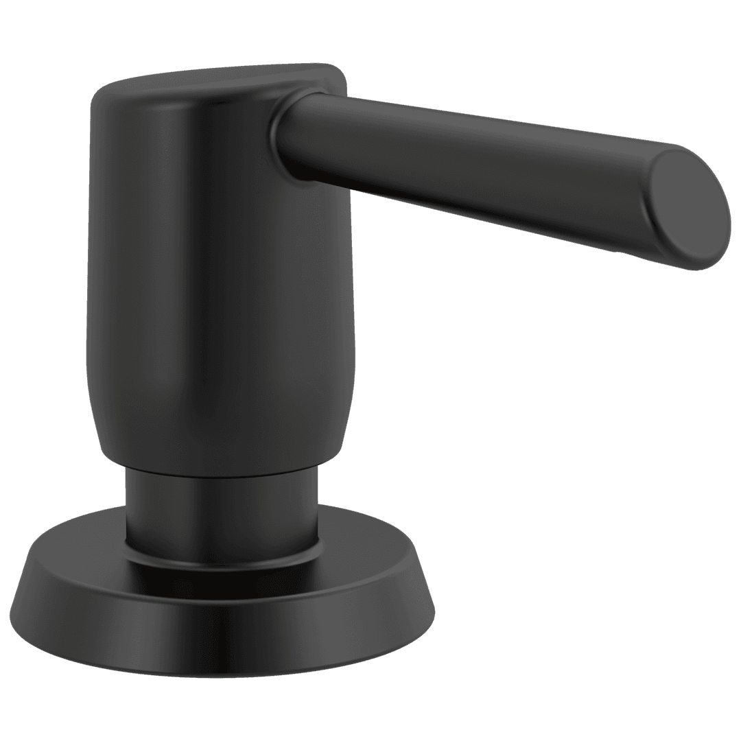 Essa Metal Soap Dispenser - Matte Black by Delta Faucet