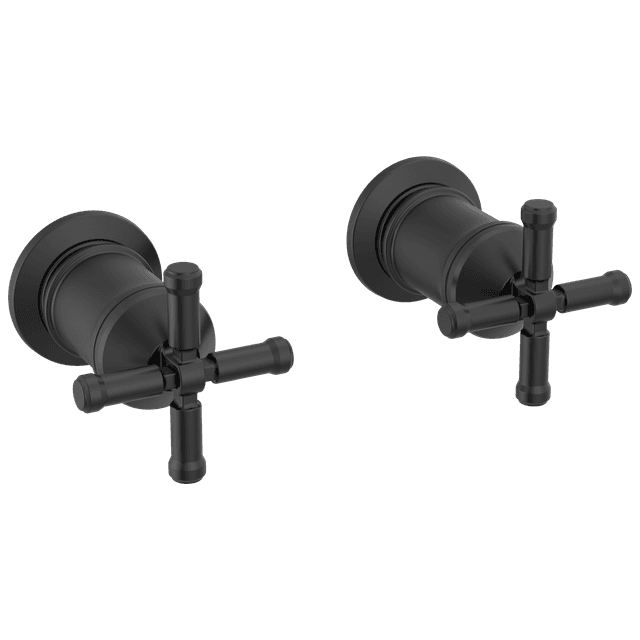 BroderickE Wall Mount Tub Filler Handle Kit-Cross