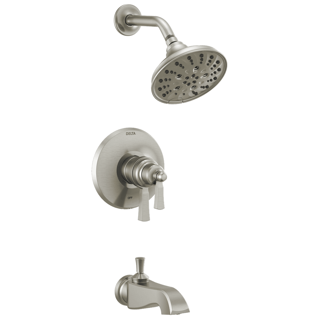 DorvalE TempAssure 17T Series Tub & Shower Trim - Stainless by Delta Faucet