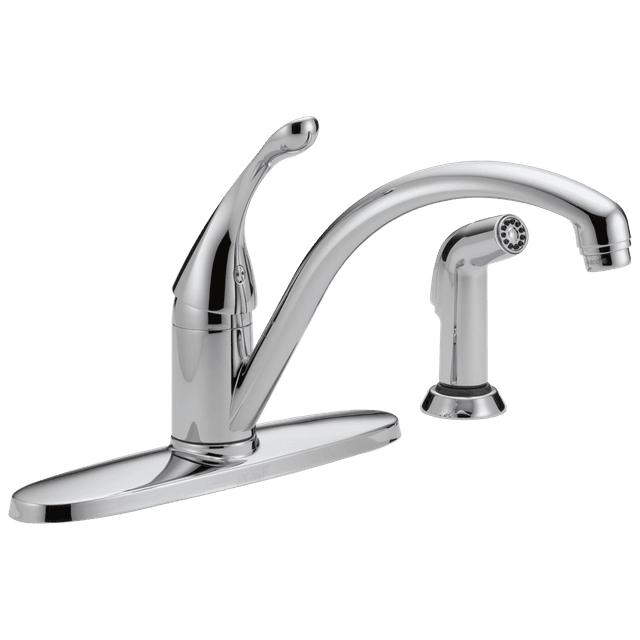 CollinsE Single Handle Kitchen Faucet with Spray