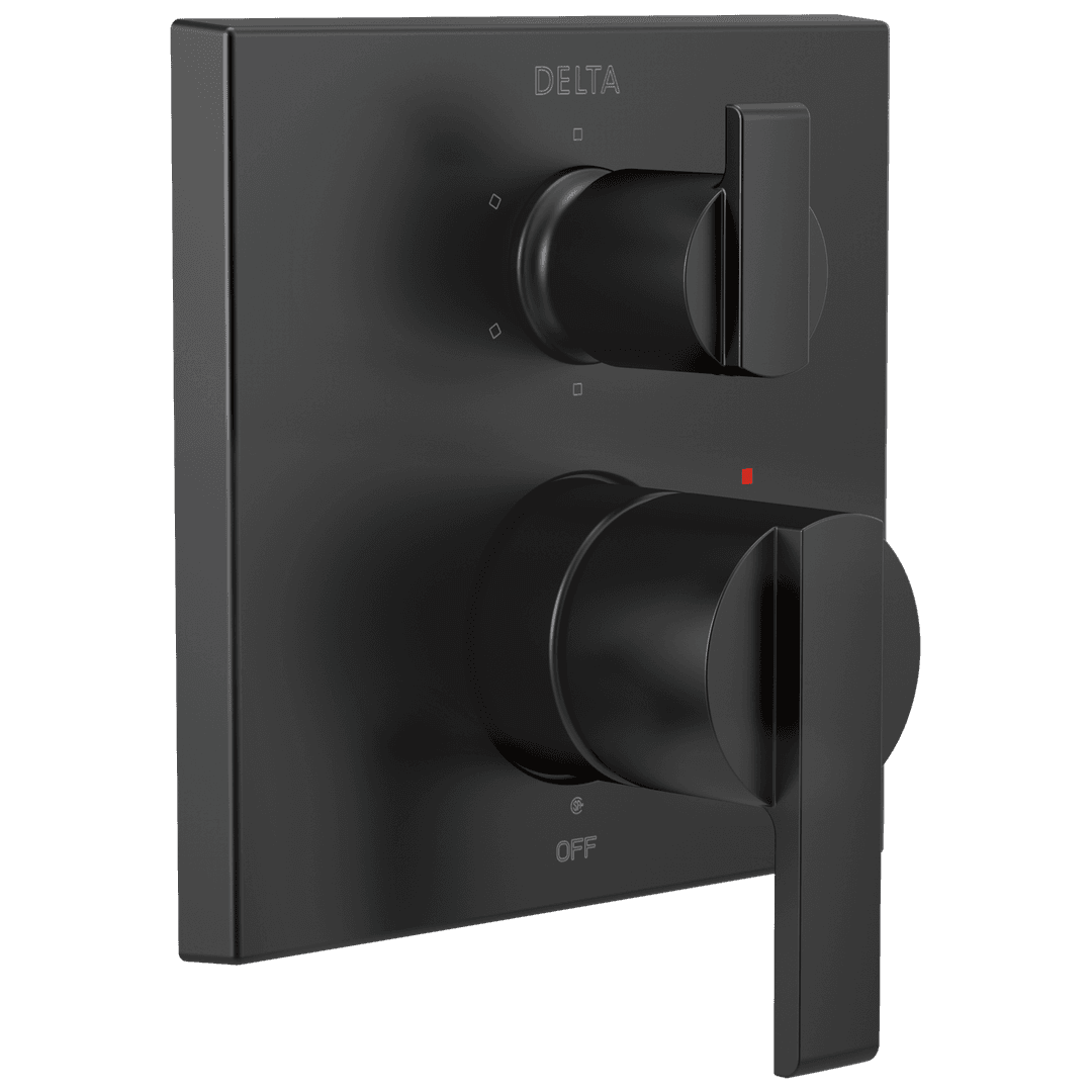 Ara Angular Modern Monitor 14 Series Valve Trim with 6-Setting Integrated Diverter by Delta Faucet