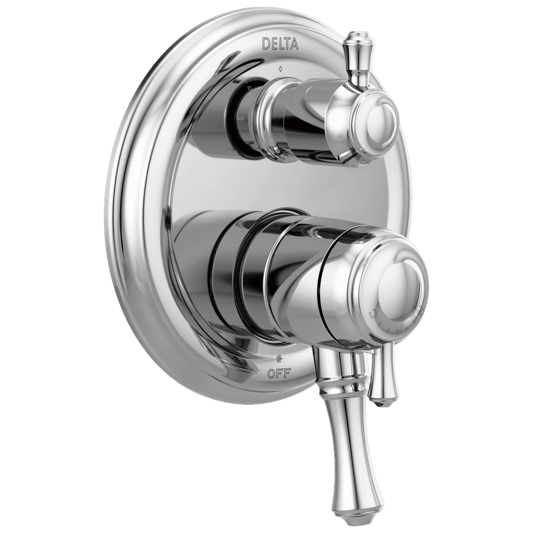 CassidyE Traditional 2-Handle Monitor 17 Series Valve Trim with 3-Setting Integrated Diverter by Delta Faucet