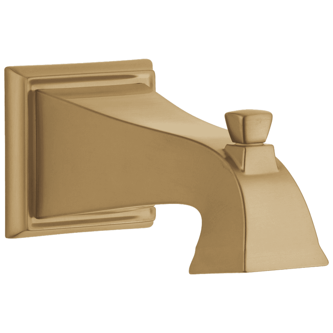 DrydenE Tub Spout - Non-Diverter - Champagne Bronze by Delta Faucet