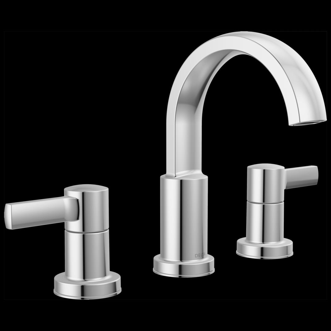 AlbionE Two Handle Widespread Bathroom Faucet by Delta Faucet