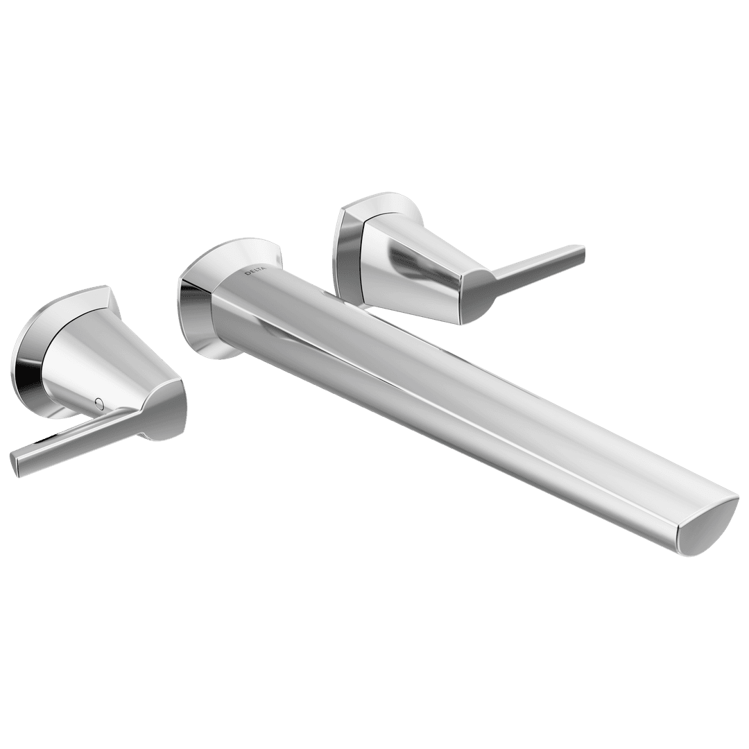 GaleonE Wall Mount Tub Filler - Lumicoat Chrome by Delta Faucet