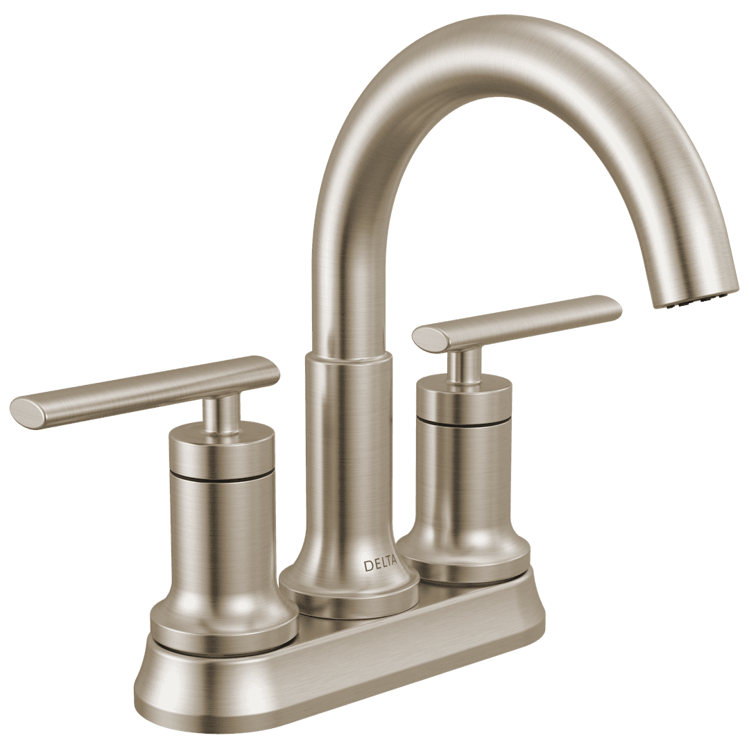 Altado Two Handle Tract-Pack Centerset Bathroom Faucet Stainless by Delta Faucet