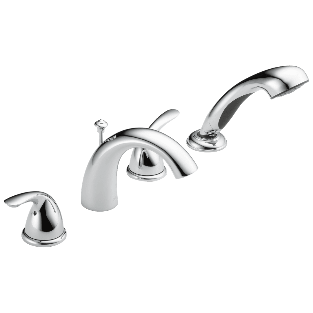 Classic Roman Tub with Hand Shower Trim by Delta Faucet