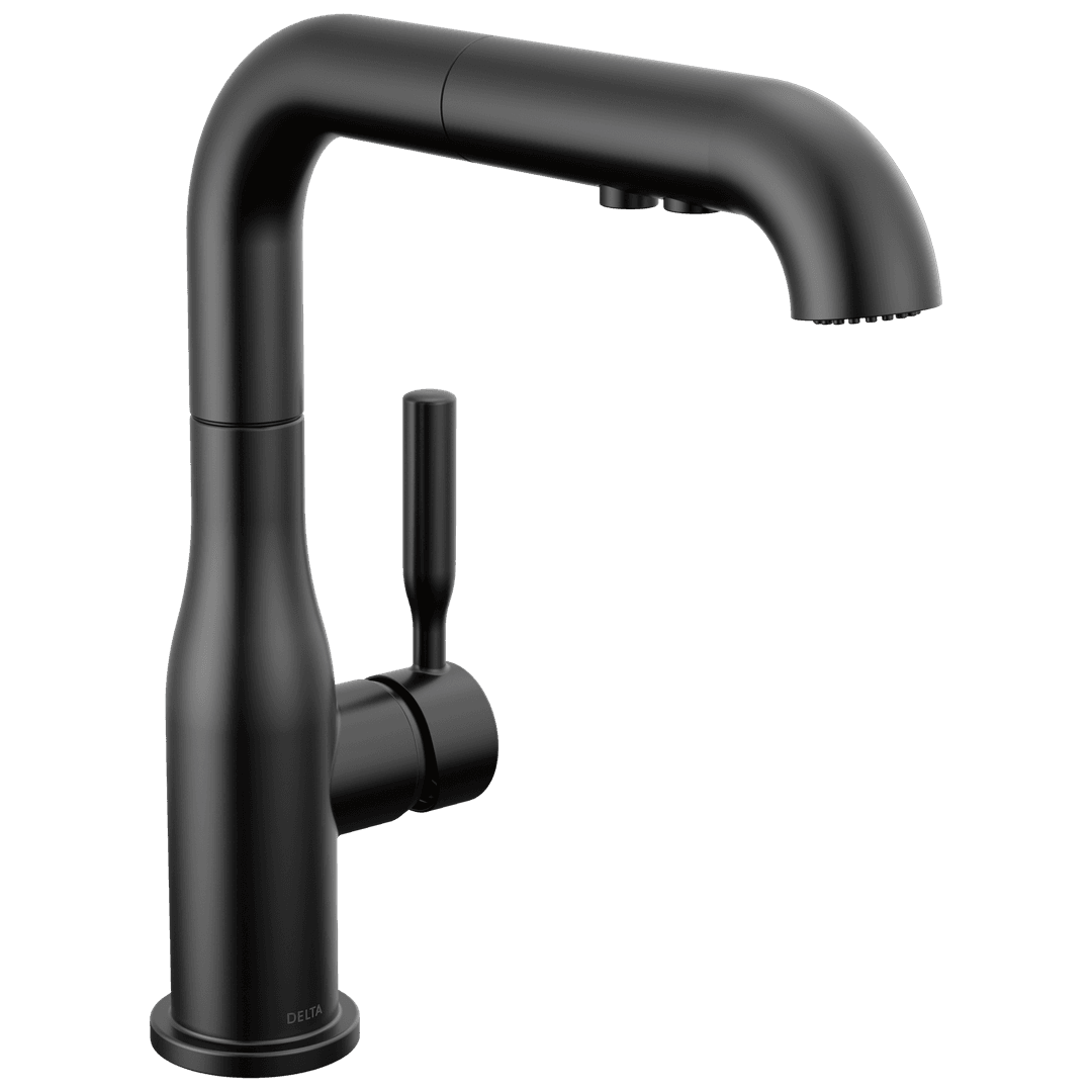 AlmariE Single Handle Pull-Out Kitchen Faucet by Delta Faucet