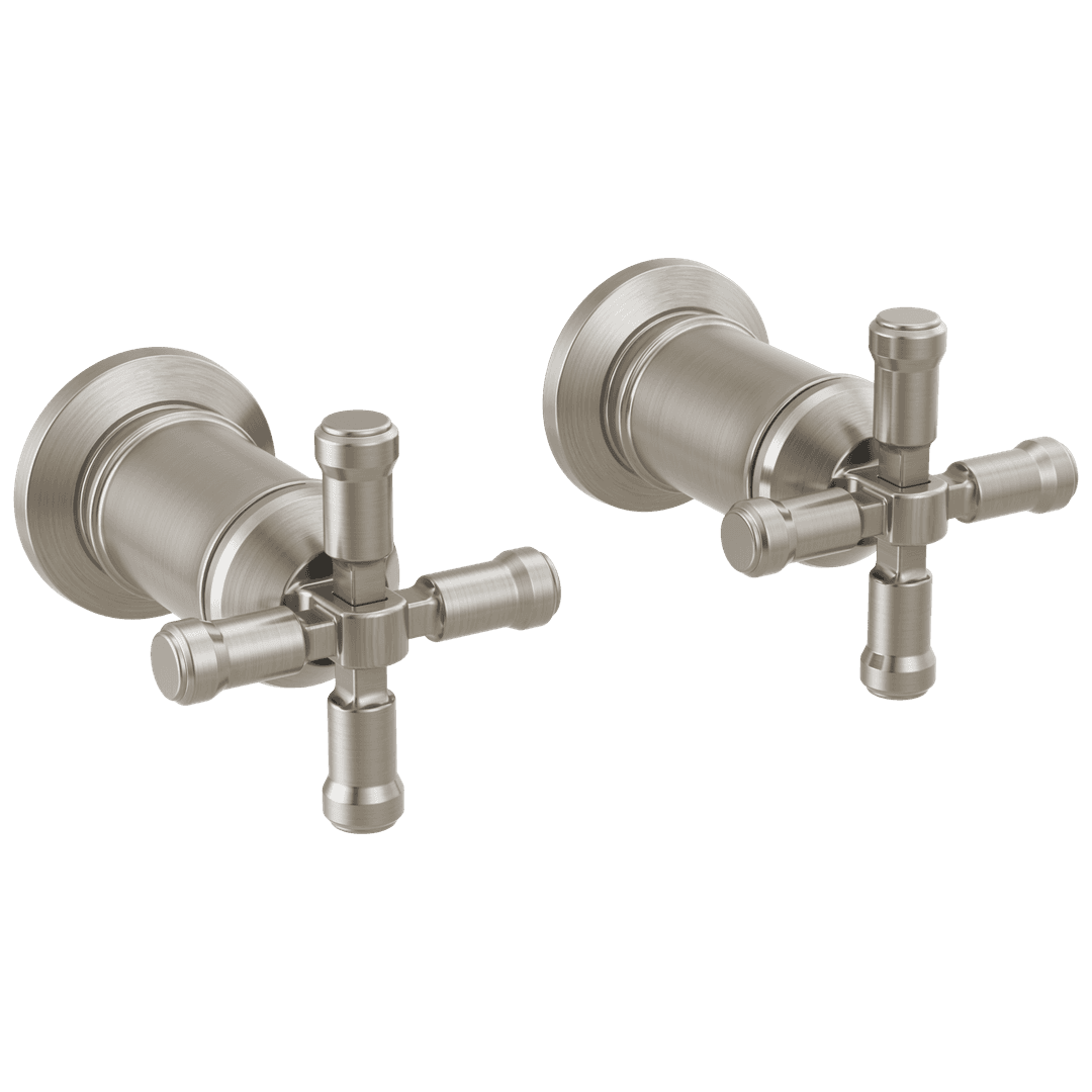 BroderickE Wall Mount Bathroom Faucet Handle Kit-Cross by Delta Faucet