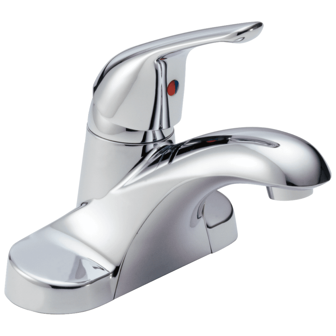 Foundations Single Handle Centerset Bathroom Faucet - Chrome by Delta Faucet