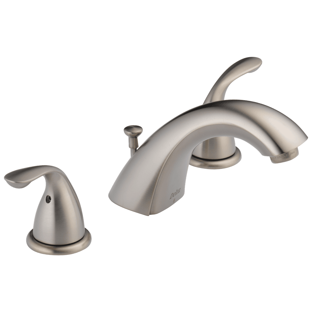 Classic Two Handle Widespread Bathroom Faucet by Delta Faucet