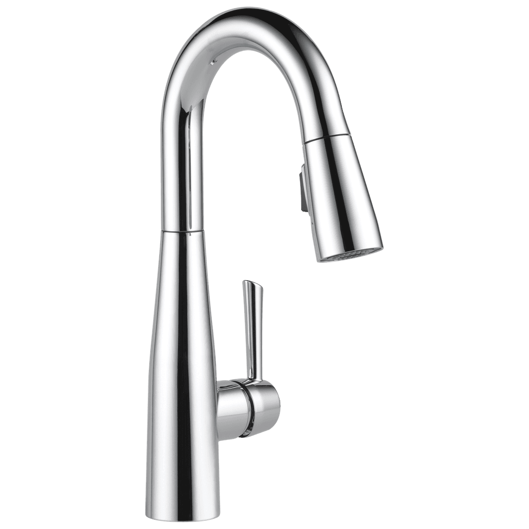 Essa Single Handle Pull-Down Bar / Prep Faucet - Chrome by Delta Faucet