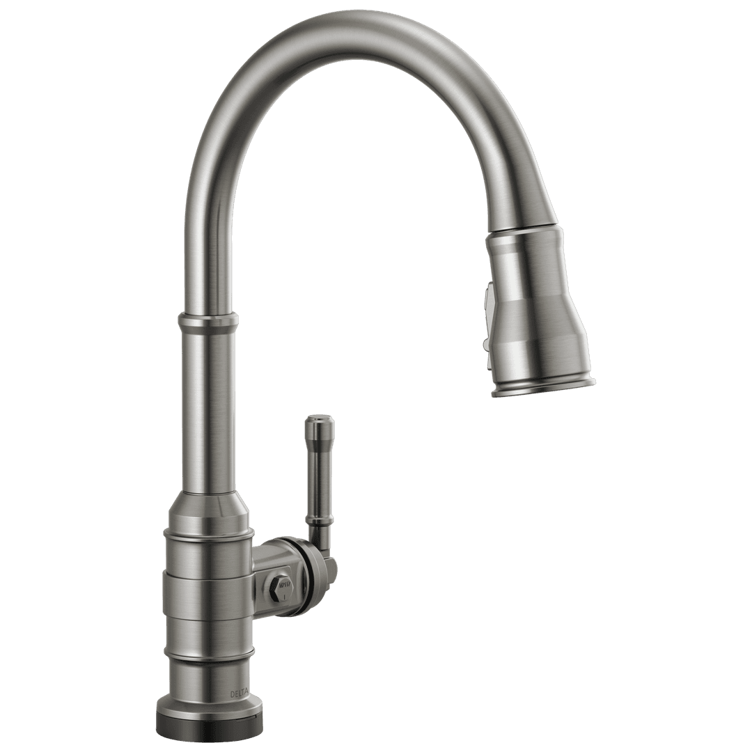 BroderickE Single Handle Pull-Down Kitchen Faucet With Touch2O Technology by Delta Faucet
