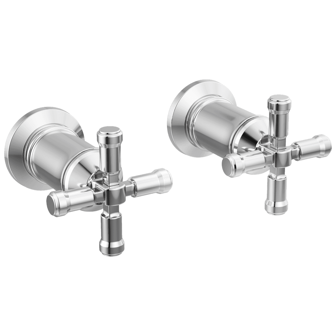 BroderickE Wall Mount Bathroom Faucet Handle Kit-Cross by Delta Faucet