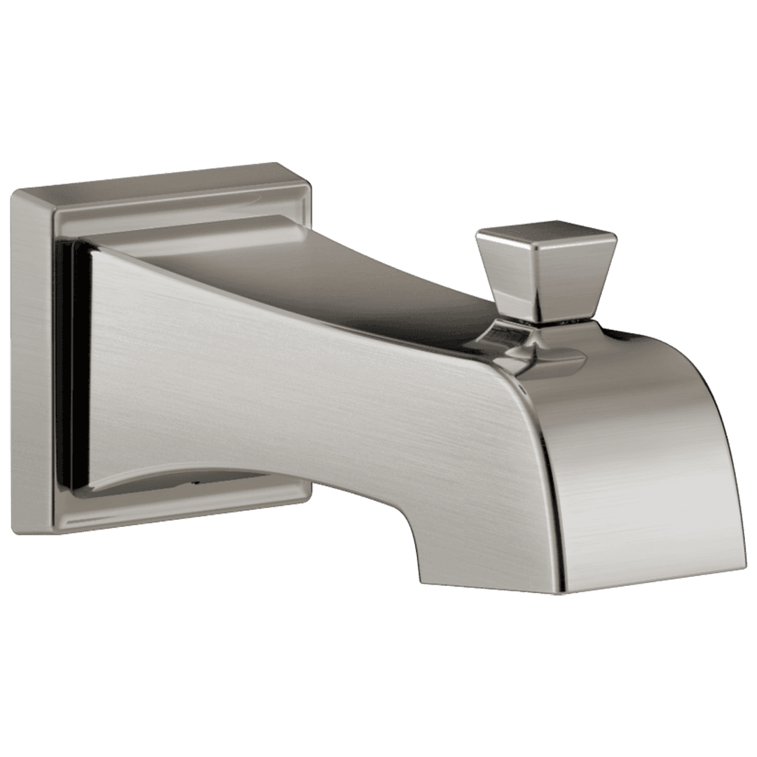 FlynnE Tub Spout - Pull-Up Diverter - Stainless by Delta Faucet