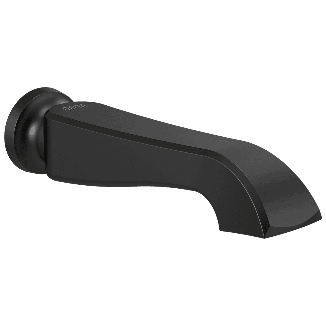 DorvalE Non-Diverter Tub Spout - Matte Black by Delta Faucet