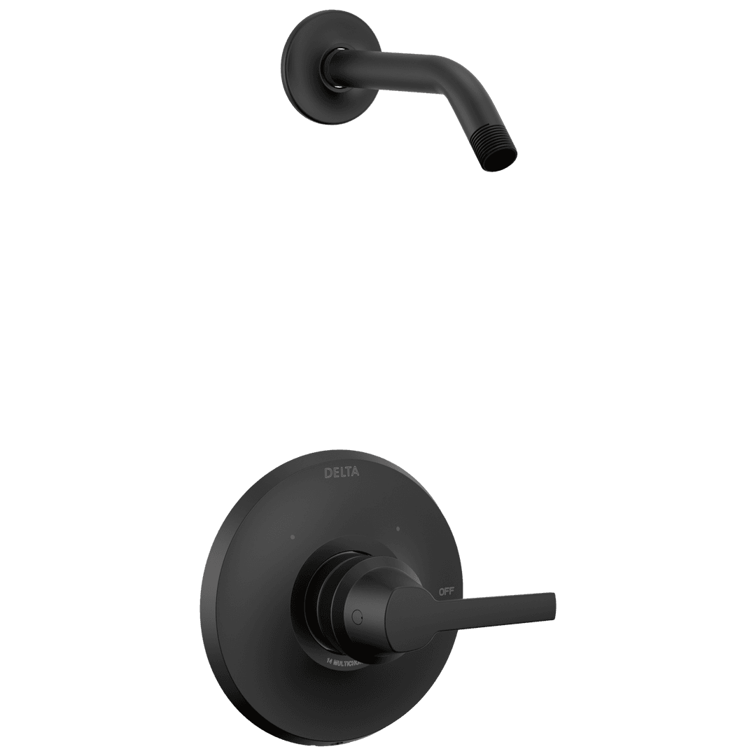 GaleonE 14 Series Shower Trim - Less Head - Matte Black by Delta Faucet