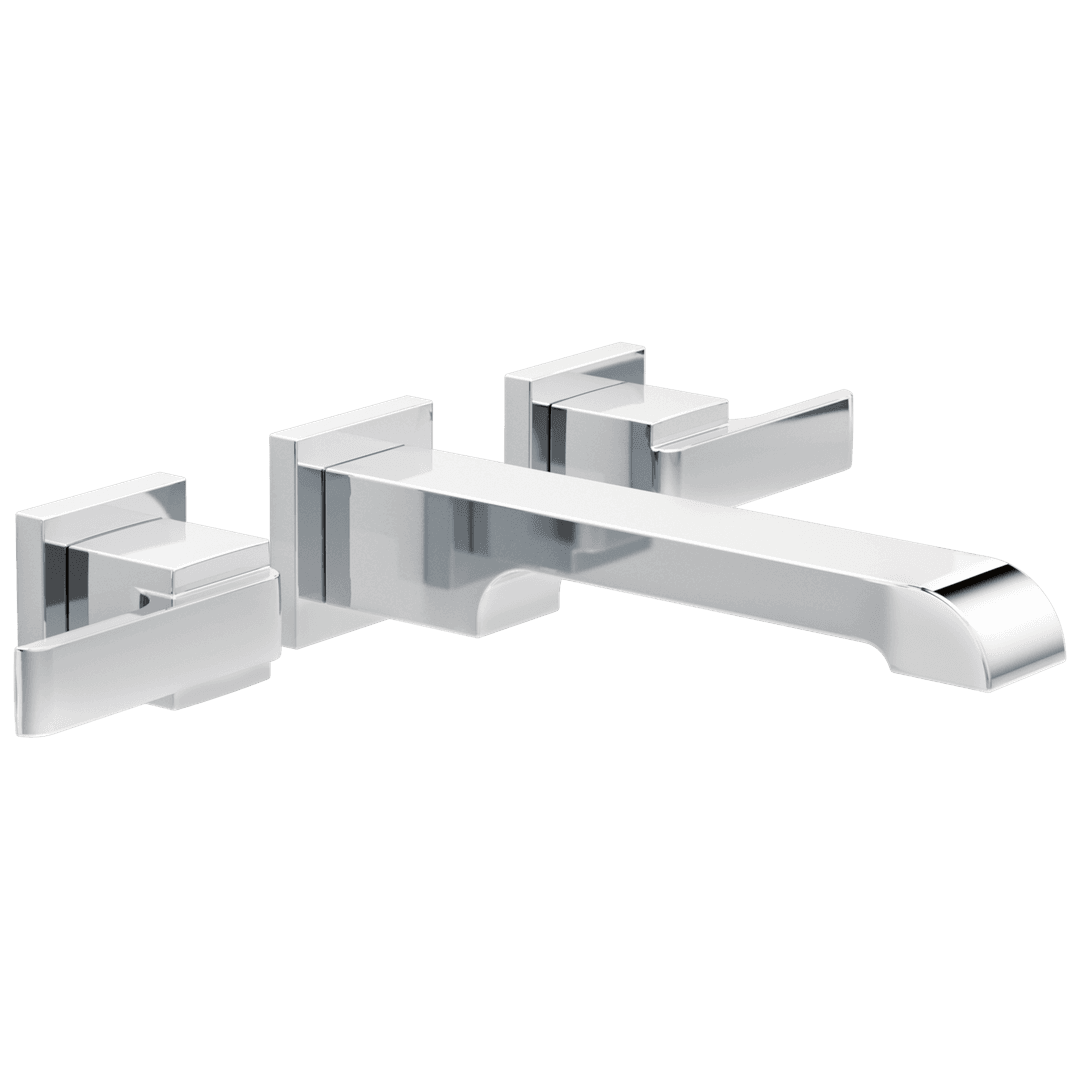 Ara Two Handle Wall Mount Bathroom Faucet Trim by Delta Faucet
