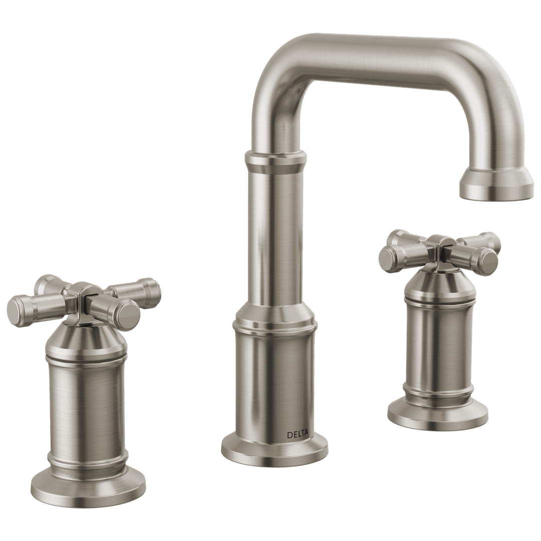 BroderickE Two Handle Widespread Bathroom Faucet by Delta Faucet