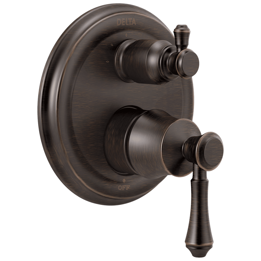 CassidyE Traditional 2-Handle Monitor 14 Series Valve Trim with 3-Setting Integrated Diverter by Delta Faucet