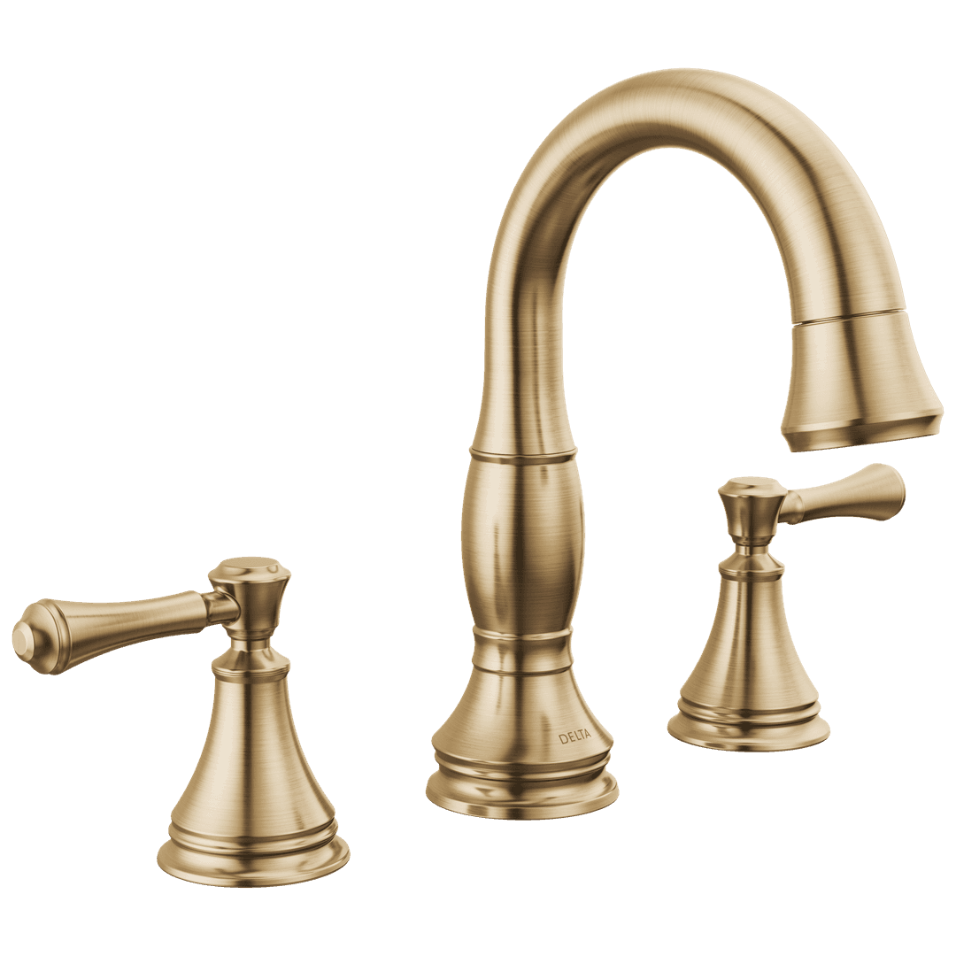 CassidyE Two Handle Widespread Pull Down Bathroom Faucet by Delta Faucet