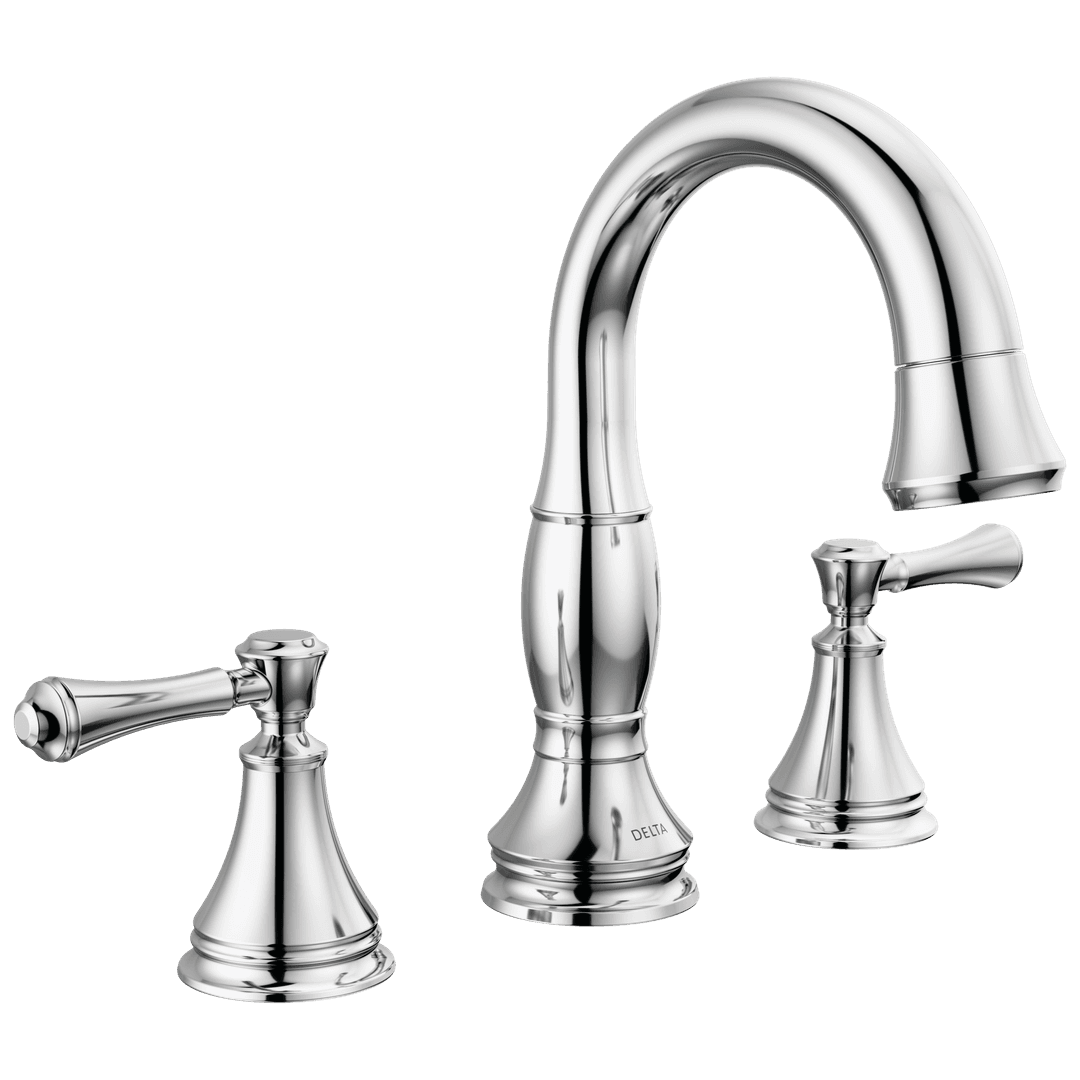 CassidyE Two Handle Widespread Pull Down Bathroom Faucet by Delta Faucet