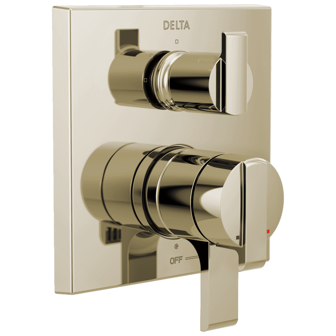 Ara Angular Modern Monitor 17 Series Valve Trim with 3-Setting Integrated Diverter by Delta Faucet